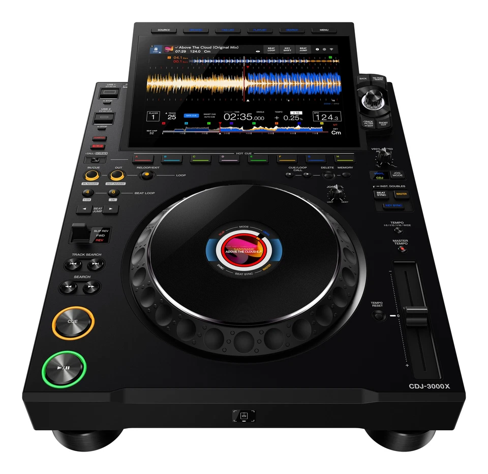 AlphaTheta CDJ-3000X High-Resolution Professional DJ Player (Black) - Image 3 of 4