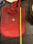 Lululemon Reusable Tote Shopping Bags Set Of 5- Red Blue brown Various Sizes — photo 4