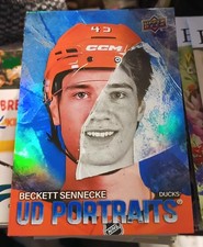 2025-26 Upper Deck Series 2 - Ud Portraits Beckett Sennecke #P-37 (RC)