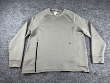 Nike Sweatshirt Mens XL Beige Aps Therma Fit ADV Versatile Crew Pullover Train