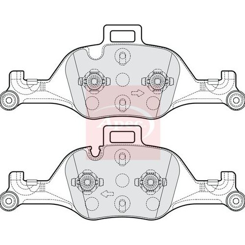 For BMW i4 G26 2021 on BRAKE PADS (FRONT) (R90) PAD2187