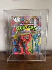 TMNT HOTHEAD MOC UNPUNCHED 1992 with acrylic case (NOT GRADED)