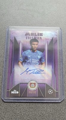 Malik Tillman Auto Topps Deco /50 Bayer Leverkusen 2025/2026
