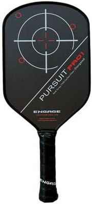 Engage Pursuit Pro1 Elongated Carbon Fiber Pickleball Paddle - Fierce Red