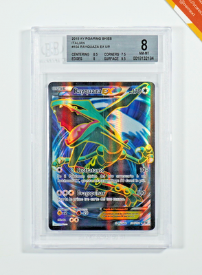 Pokemon BGS 8 Rayquaza Ex #104 XY Furie Volanti 2015 Italiano | eBay