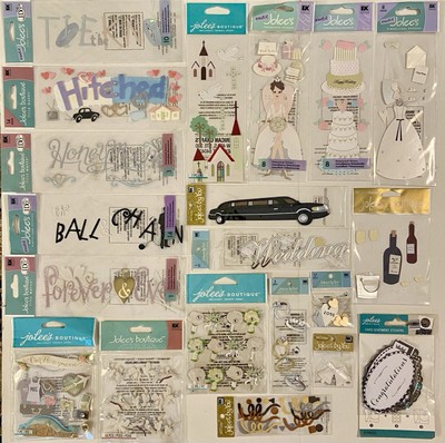 Lot of 20 Wedding Theme Jolee s Boutique Stickers!