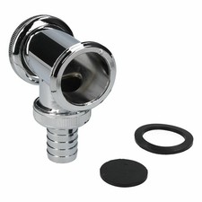 Raccord Siphon 1 1/4" Chrom Pour Appareil De Lavage Et Lave-Vaisselle