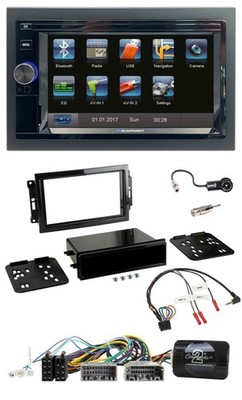 Blaupunkt 2DIN Bluetooth TMC USB Lenkrad SD Navigation für Dodge Jeep