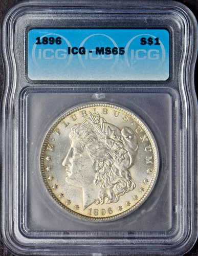 1896 Morgan Silver Dollar - ICG MS65 - ✪COINGIANTS✪
