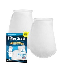 Aquatic Experts 7-Inch Ring 200 Micron Felt Filter Socks - Medium for Aquariums