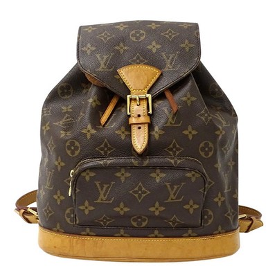 Louis Vuitton Bag Monogram Rucksack Montsouris MM M51136 Brown Stylish r0_0613