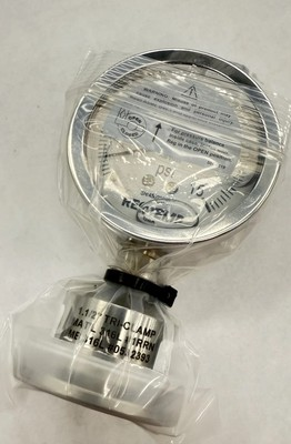 #ad stainless pressure gauge 15 psi tri clamp reotemp SG25ATC15P15 G P AG C3MROX $200.00