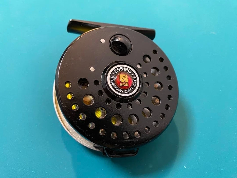 Mulinello a mosca in magnesio super leggero RYOBI 255MG pesca leggera liscia - Immagine 2 di 4