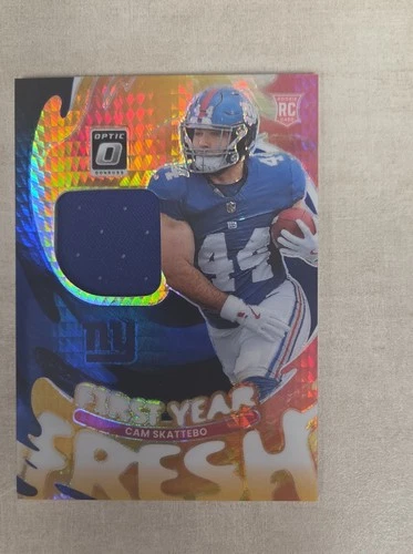 2025 Donruss Optic Cam Skattebo Base (RAW)