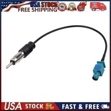 Bingfu Fakra Z Male to DIN Plug 6 inch Universal Car Stereo Radio Antenna Cable