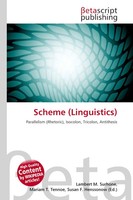 Lambert M. Surhone (U. A.) | Scheme (Linguistics) | Taschenbuch | Englisch