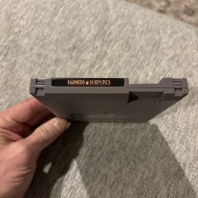 Swords and Serpents Nintendo NES Authentic Tested And Working Cartridge+poster