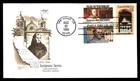 Mayfairstamps US FDC 1985 Mexico Mixed Franking Junipero Serra First Day Cover a