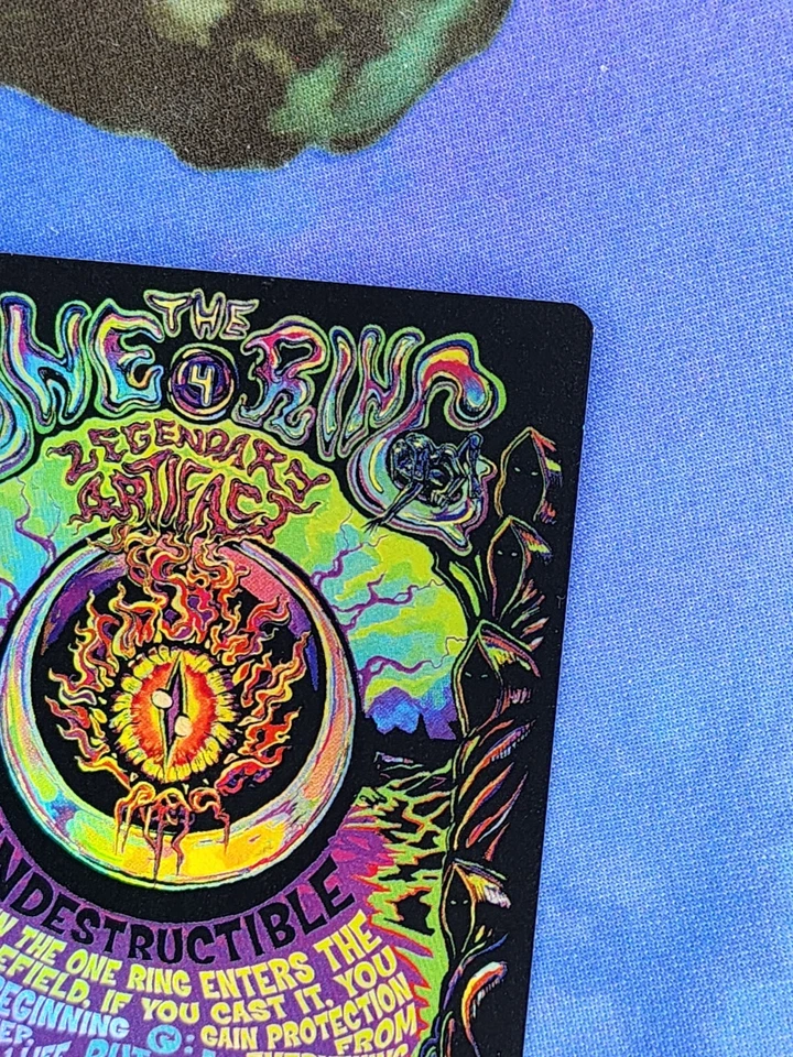 1x FOIL POSTER The One Ring, NM (see photos), LTR, Magic: the Gathering, MtG - Image 4 of 4