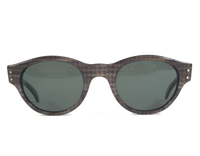 Jean Lafont Sunglasses DURELL 326 Blue Brown Reptile Frame with Dark Gray Lenses