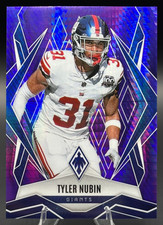 2025 Panini Phoenix TYLER NUBIN Purple Hyper /249 New York Giants #63