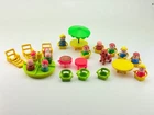 Vintage 1970s–1980s Fisher Price Little People Outdoor Patio Set Chair Table Dog