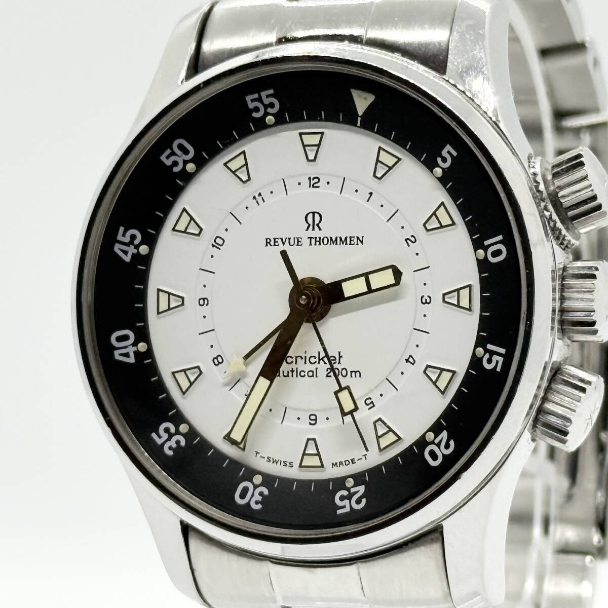行董】 REVUE THOMMEN cricket WATERRESISTANT 30M レビュートーメン 
