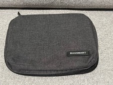 Bagsmart Travel Electronics Organizer Tech Case Heathered Double Layer