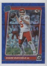 2021 Panini Donruss Optic Rated Rookie Blue Scope Prizm Shane Buechele #298 0fp5