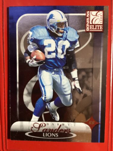 BARRY SANDERS 2000 Donruss Elite #104 Detroit Lions HOF