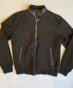 zara man black bomber jacket