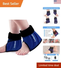 Ankle Ice Pack Wrap Heel Ice Pack for Pain Relief, Hot Cold Therapy Foot Ice ...