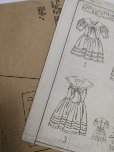 Dress Cottagecore 8 Simplicity 8703 Sewing Pattern Jessica McClintock Gunne Sax - Picture 4 of 5