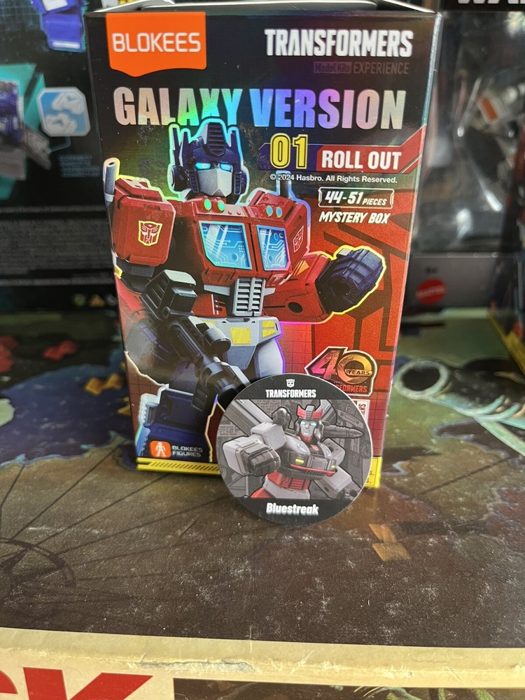 Blokees Transformers Galaxy version 1 Bluestreak Unassembled
