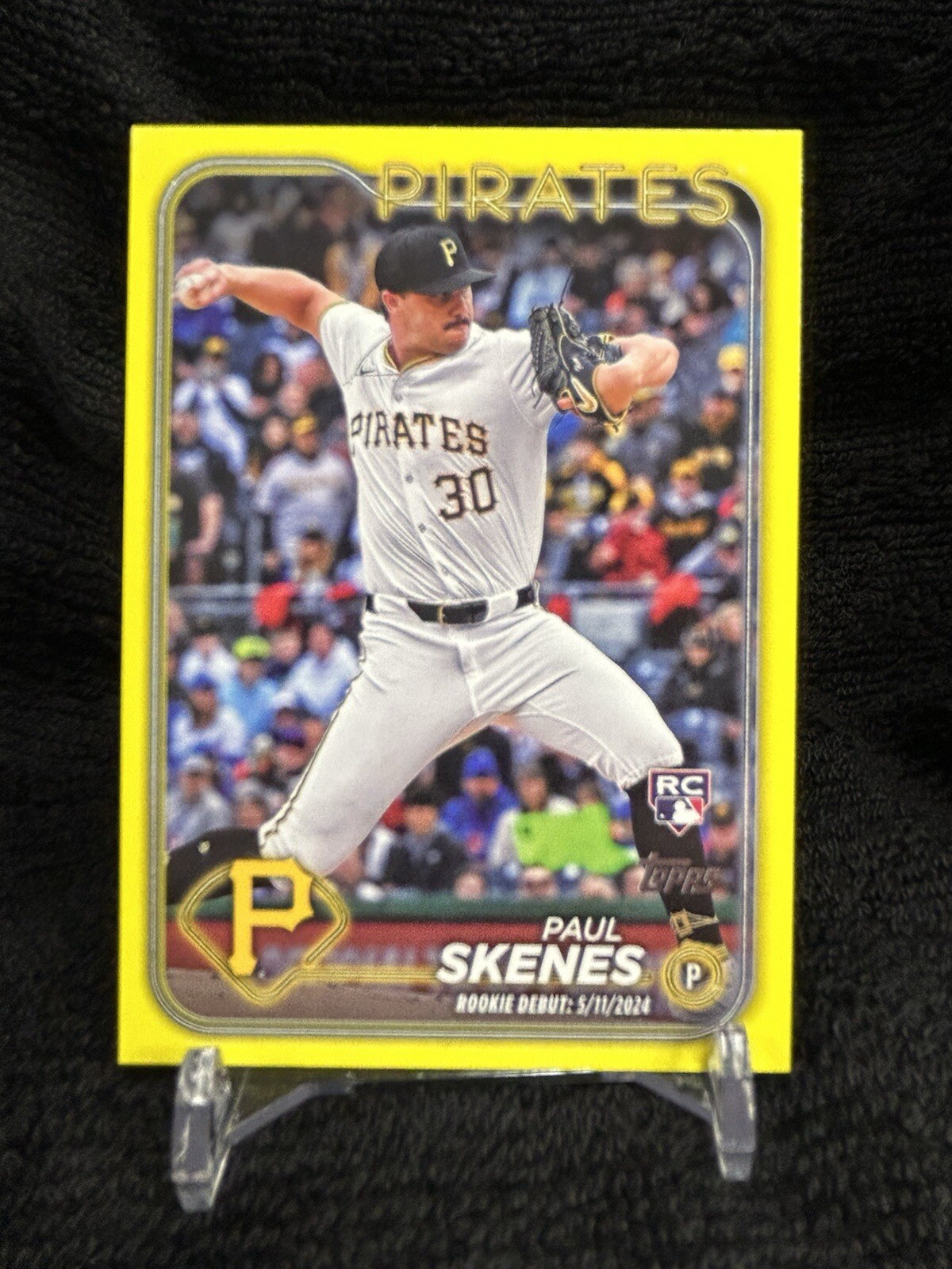 2024 Topps Update Series - Rookie Debut Yellow #US288 Paul Skenes (RC)