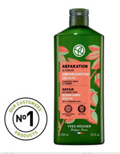 YVES ROCHER Restoring Hair Shampoo For Dry Damaged Hair Repairing Organic Jojoba