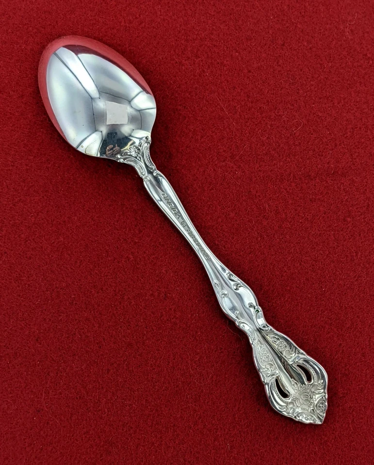 Oneida 1970 Michelangelo Sterling Silver 6" Tea Spoon No Monogram - Image 4 of 4