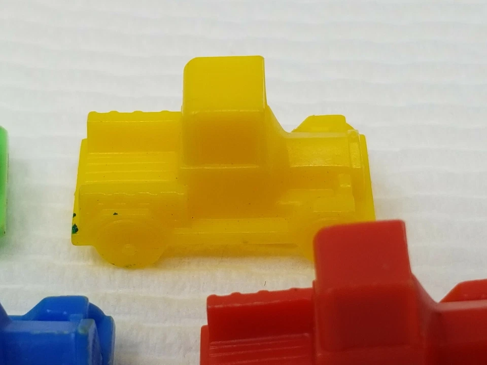 Juego de 4 cajas de plástico miniatura vintage para camioneta pickup Cake Toppers años 60 Foto 4 de 4