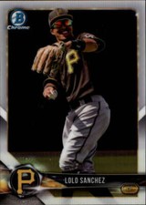 2018 Bowman Draft Chrome #BDC-52 Lolo Sanchez Pittsburgh Pirates