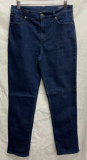 Gloria Vanderbilt Amanda Womens Blue Cotton Denim classic Fit Jeans Size 8