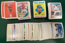 1988 Topps SET BREAK singles - stars, commons, HOFers - Finish Your Set #201-400
