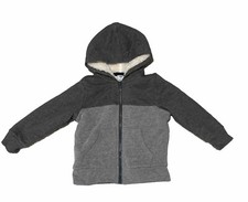 Old Navy Boys Solid Fleece Hooded Winter Jacket XS 5