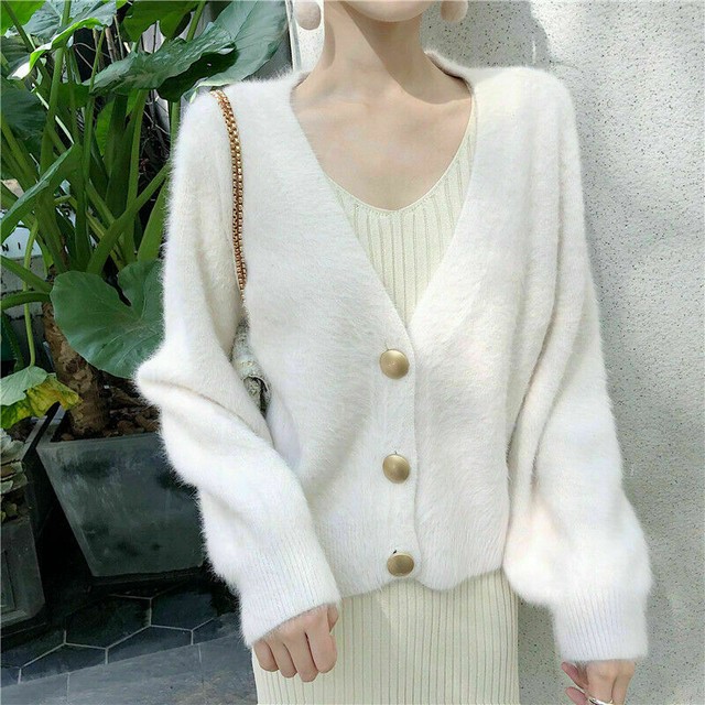 fluffy cardigan jacket