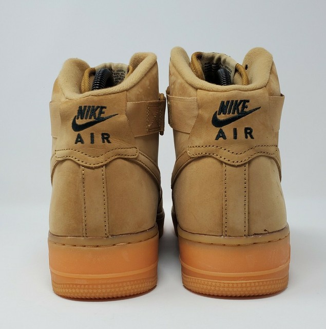 Nike Air Force 1 Low Flax Wheat Menâs Size 12 Gum Light Brown AA4061-200 | eBay