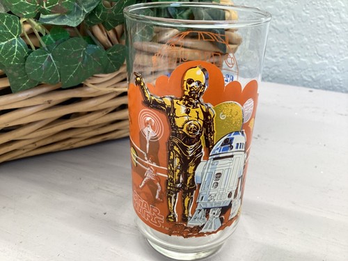 Vintage 1977 Star Wars Burger King Coca Cola Complete Set Of 4 Glasses - Picture 6 of 9