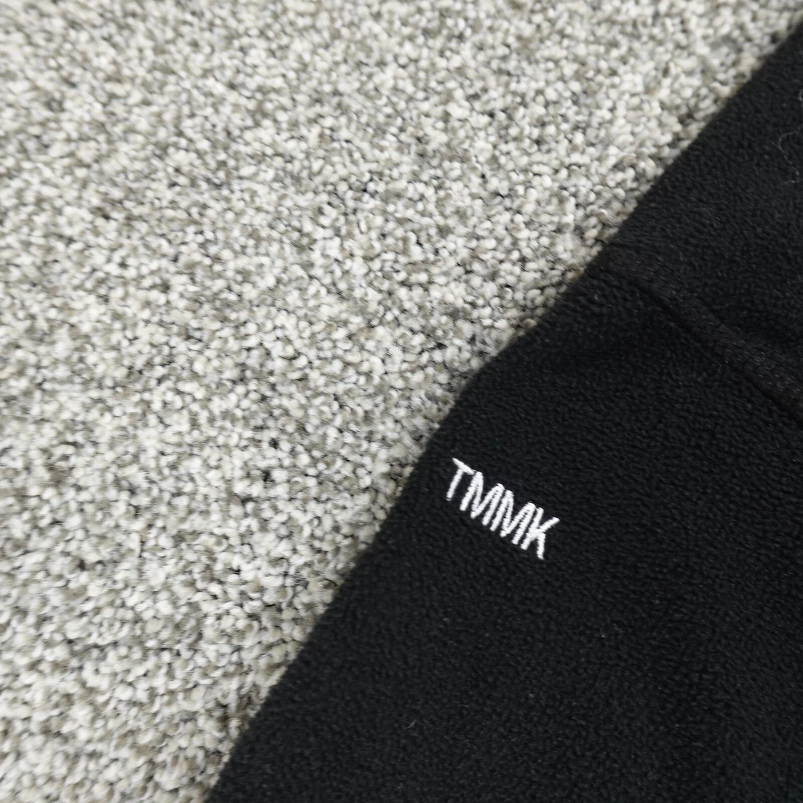 VETEMENTS Maglione Eddie Bauer uomo XXL 2XL nero logo pile outdoor zip felpa casual