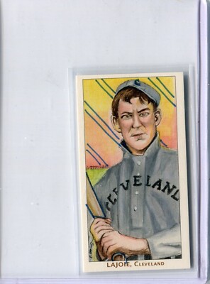 2022 Historic Autographs T206 T 206 Reprint Nap Lajoie Hand Enhanced Art 1/1