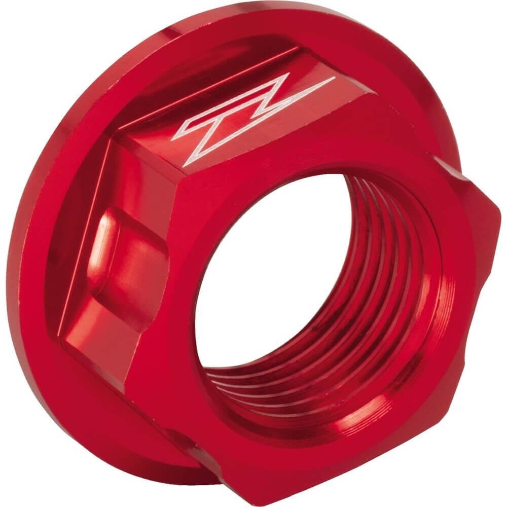 Zeta ZE93-8012 Aluminum Front Axle Nut Red