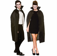 Wicked Costume Unisex Vampir Halloween Umhang Schwarz FaschingskostüM Accessoire