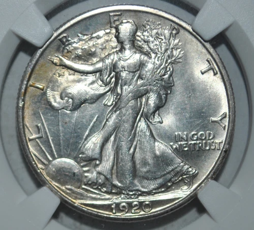 1920 S Walking Liberty Half Dollar 50C NGC UNC DET